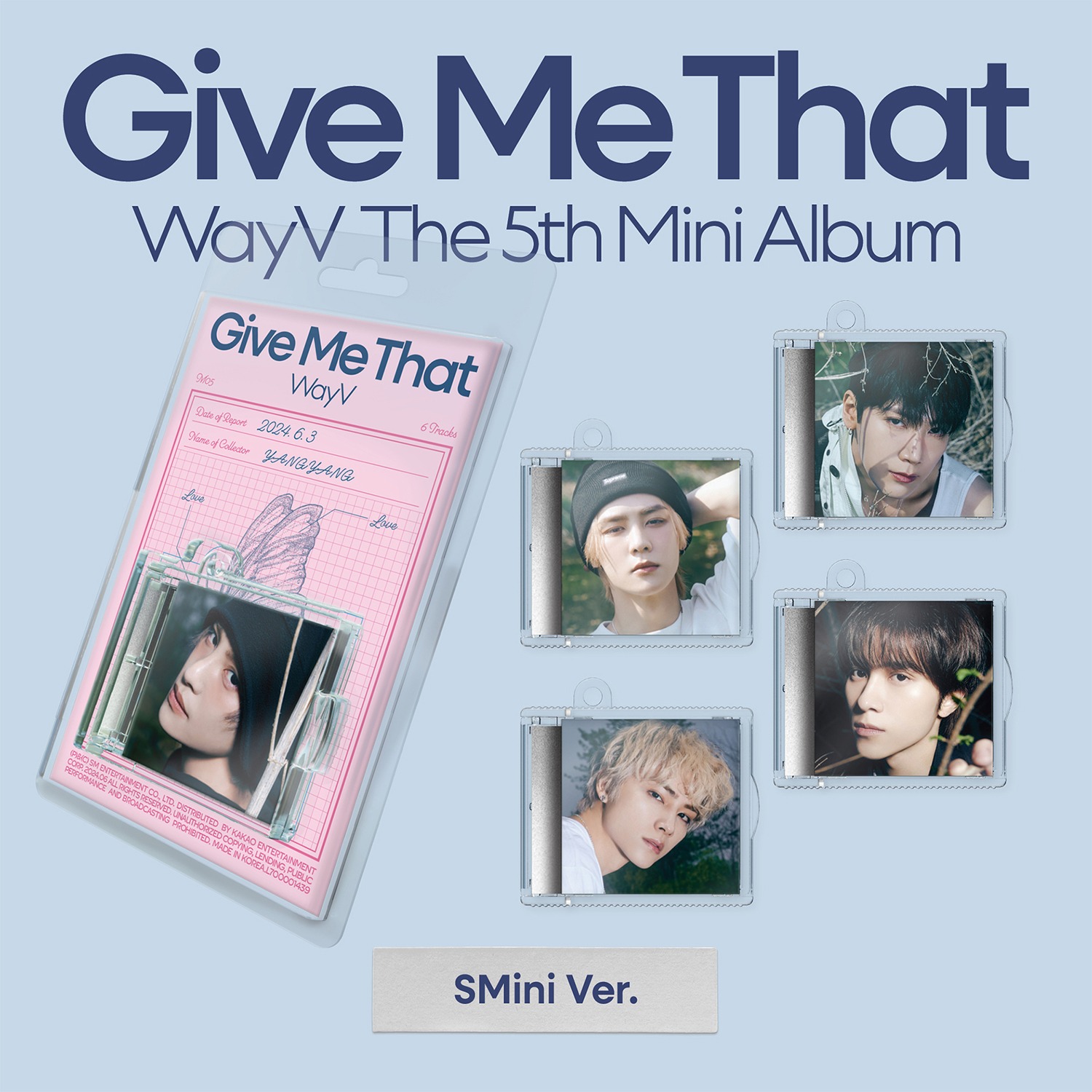웨이션브이 (WayV) - 미니 5집 [Give Me That] (SMini Ver.)(스마트앨범) (5종 세트)