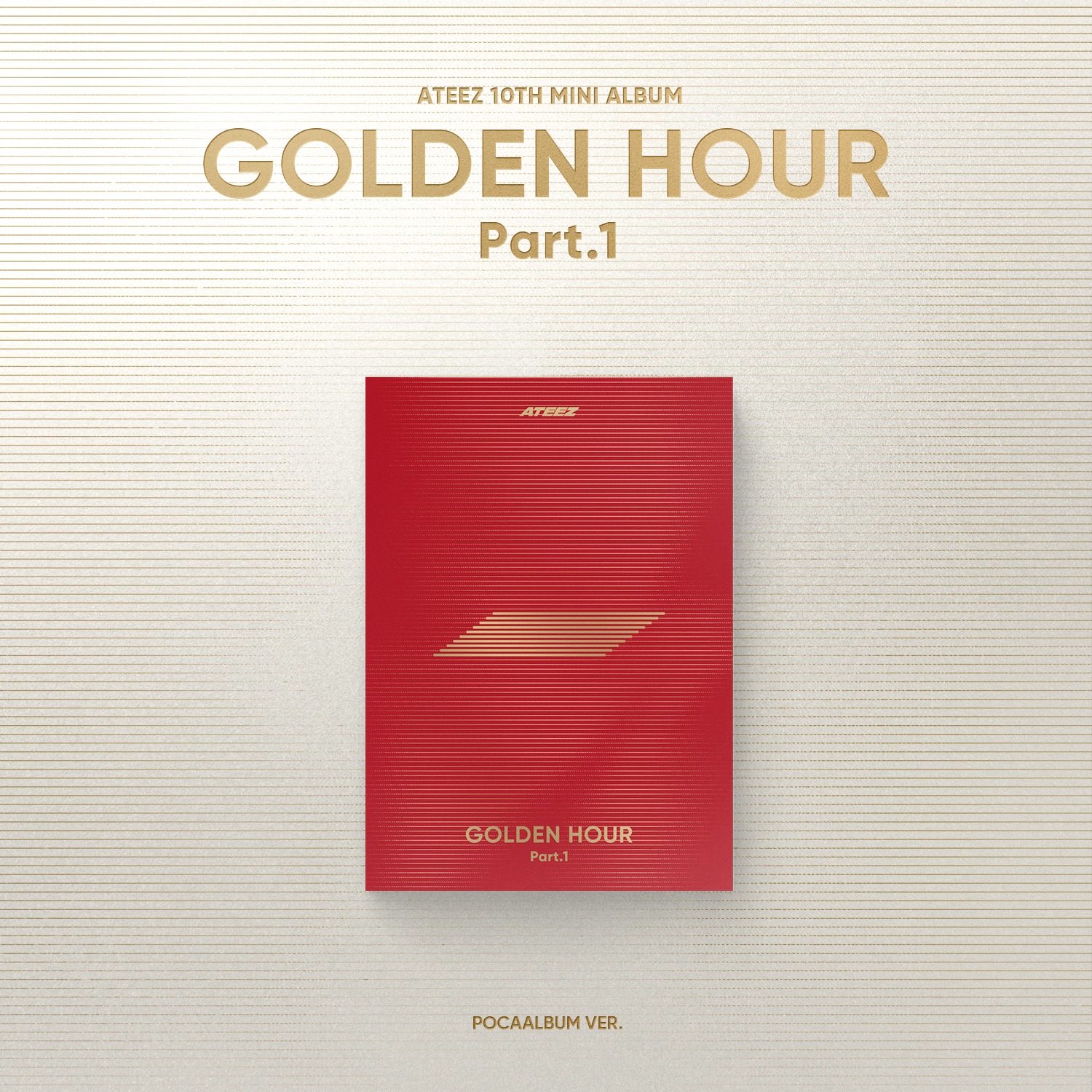 ATEEZ(에이티즈) - 미니 10집 [GOLDEN HOUR : Part.1](POCAALBUM VER.)
